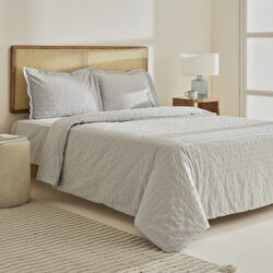 Karaca Home Perla Gofre %100 Pamuk Çift Kişilik Nevresim Takımı Bej