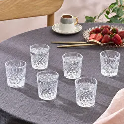 Karaca Melodia 6'lı Kahve Yanı Bardağı Antrasit 100 ml