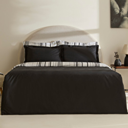 Karaca Home Cool Stripe Çift Kişilik Nevresim Takımı Yeşil