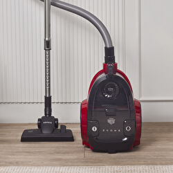 Karaca Vantuz Action Force X10 2 Lt Toz Torbasız Hazneli Elektrikli Süpürge Black 899 W