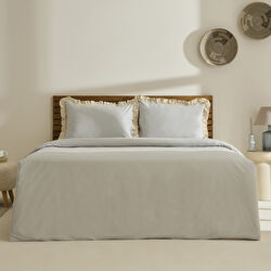 Kaşmir Home Lisa %100 Pamuk Çift Kişilik Nevresim Takımı Offwhite