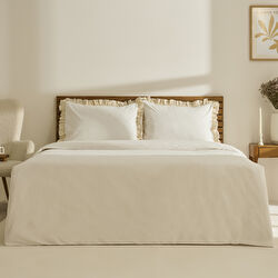 Kaşmir Home Lisa %100 Pamuk Çift Kişilik Nevresim Takımı Gri