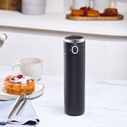 Karaca Etro Sızdırmaz Çelik Dijital Termos 480 ml Kırmızı