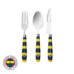 Karaca x Galatasaray Lisanslı 18 Parça 6 Kişilik Çatal Kaşık Bıçak Takımı