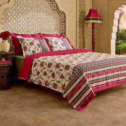 Karaca Home Mırabel Çift Kişilik Nevresım Takımı Bordo