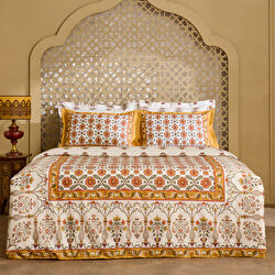 Karaca Home Zahara Çift Kişilik Nevresım Takımı Hardal