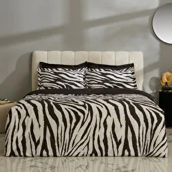 Karaca Home Marimba %100 Pamuk Çift Kişilik Nevresim Takımı Siyah
