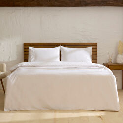 Karaca Home Delvyn %100 Pamuk Çift Kişilik Nevresim Takımı Pudra