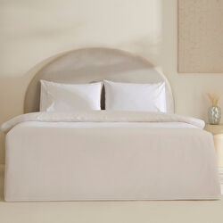 Karaca Home Delvyn %100 Pamuk Çift Kişilik Nevresim Takımı Pudra