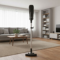 Homend Dustroyer 1272H 2 in 1 Kablolu Dikey Süpürge Beyaz Gri