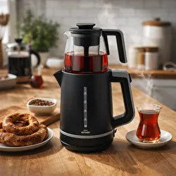 Emsan Maxi Tea XL 2 in 1 Çay Makinesi Ruby