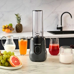 Homend Mixfresh 7026H Kişisel Smoothie Blender Siyah Kırmızı