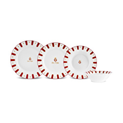 Karaca x Fenerbahçe Forever Bone 24 Parça 6 Kişilik Yemek Takımı