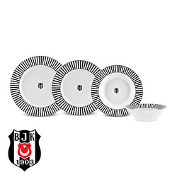 Karaca x Galatasaray Lisanslı Forever Bone 24 Parça 6 Kişilik Yemek Takımı