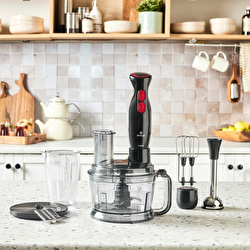 Emsan Pro Multimax 6 in 1 Çok Amaçlı Mutfak Robotu Red 2000 W