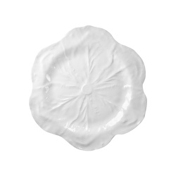 Baci Milano Botanica Çiçek Desenli Melamin Mercan Rengi Pasta Tabağı 23 cm