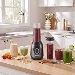 Karaca Blendfit Go Personal Kişisel Smoothie Blender Çift Hazne Rosegold 600ml & 400ml