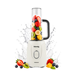 Karaca Blendy Personal Kişisel Kulplu Smoothie Blender Çift Hazneli Silver