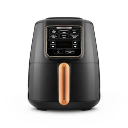 Karaca Air Pro Cook XL 2 in 1 Konuşan Airfryer Black Copper 4 Kişilik