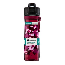 Aladdin Sports Tracker Su Takipli Tek El Su Matarası 0,80 Lt Camo Print_0