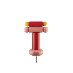 Alessi Ettore Sottsass Tirbüşon 18 cm x 6 cm Pembe