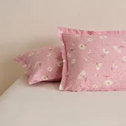 Karaca Home Daisy 2'li Yastık Kılıfı Pembe 50x70