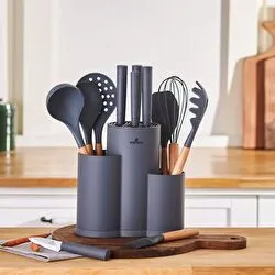 Karaca Burby Wood 14 Parça Servis ve Bıçak Seti
