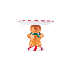 Karaca New Year Yılbaşı Gingerbread Kek Standı 20 Cm 