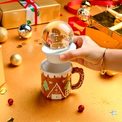 Karaca New Year Yılbaşı Kar Küresi Gingerbread Kupa 340 Ml