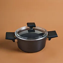 Karaca x Refika Swiss Crystal 18 cm Tencere Black