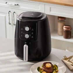 Karaca Air Pro Cook Manuel XL Airfryer Black 4 Kişilik