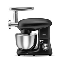 Karaca Multichef Kıyma Çekme /Sucuk-Sosis/İçli Köfte Aparatlı Hamur Yoğurma Makinesi Antrasit 1900W 5,5L