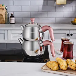 Karaca Maya Mini İndüksiyon Tabanlı Çaydanlık Takımı