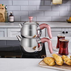 Karaca Maya Midi İndüksiyon Tabanlı Çaydanlık Takımı