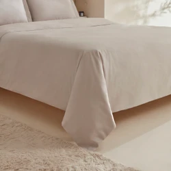 Karaca Home White Collection Ina 80 Tel %100 Pamuk Çift Kişilik Percale Nevresim Takımı Açık Gri