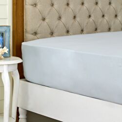 Karaca Home %100 Pamuk Düz Çarşaf Çift Kişilik Mavi 