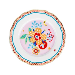 Baci Milano Mamma Mia Çiçek Desenli Yemek Tabağı 28 cm_0