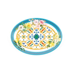 Guzzini Flower Lemon Oval Tabak 35,5 cm x 25,5 cm x 3 cm