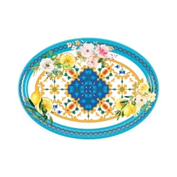 Guzzini Flower Lemon Oval Tabak 50 cm x 36 cm x 3 cm_0