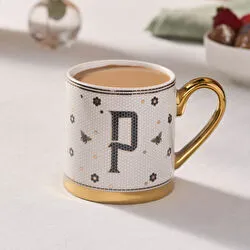 Karaca P Harfli Kupa 330 Ml