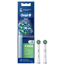 Oral B Pro Cross Action 2'li Diş Fırçası Yedek Başlığı EB50 Beyaz