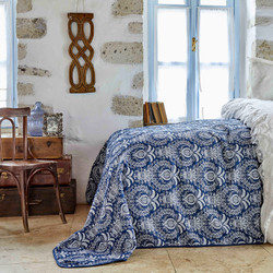 Karaca Home Elina Beyaz Çift Kişilik Dantelli Nevresim ve Yatak Örtüsü Seti