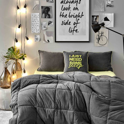 Karaca Home Colorful Mavi Tek Kişilik Cotton Comfort Uyku Seti