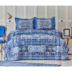 Karaca Home Rubi İndigo Çift Kişilik Yatak Örtüsü Set
