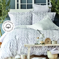 Karaca Home Amanda Gri  %100 Pamuk Tek Kişilik Nevresim Takımı