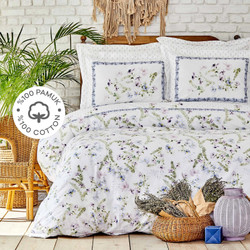 Karaca Home Calantha Mor %100 Pamuk Tek Kişilik Nevresim Takımı