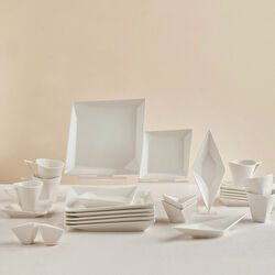 Karaca Forever Bone Origami 26 Parça 6 Kişilik Kahvaltı Takımı