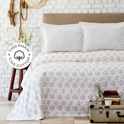 Karaca Home Brave Gold %100 Pamuk Çift Kişilik Nevresim Takımı