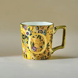 Karaca Flower O Harfli Kupa 350 ml