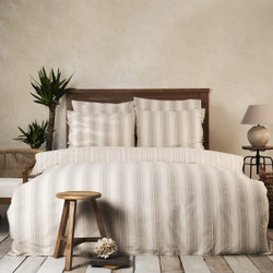 Karaca Home Naturel Line Jerardo Bej Armur Çift Kişilik Nevresim Takımı